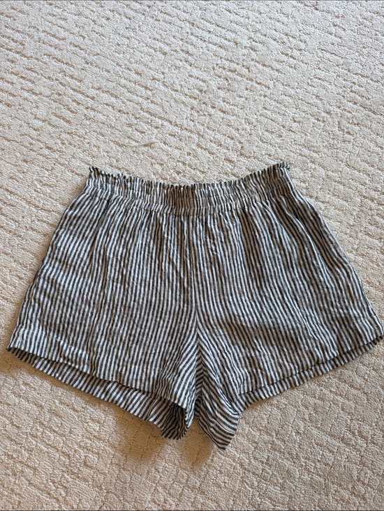Reformation Pants - Reformation Mila Linen Short Ivory